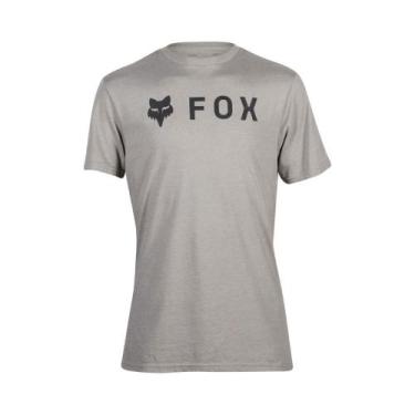 Imagem de Camiseta Masculina Fox Absolute Cinza Preto, Cinza, L - G