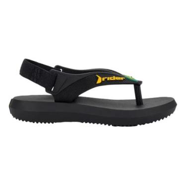 Imagem de Chinelo Rider R1 Brasil Grendene 12676 Baby De Elástico Super Confortá