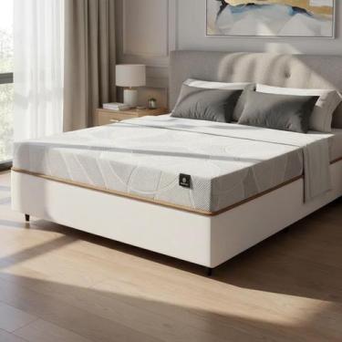Imagem de Cama Box com Colchão de Espuma D33 Enrolado Sonno Full - Umaflex Casal