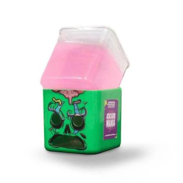 Imagem de Slime Atacado Mania C/carinha Triste Rosa Zlyme Zumbi
