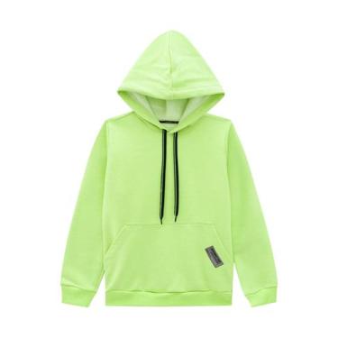 Imagem de Blusão Moletom Infantil Johnny Fox 50771, 3, Verde neon