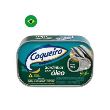 Imagem de Sardinhas coqueiro com óleo 125g