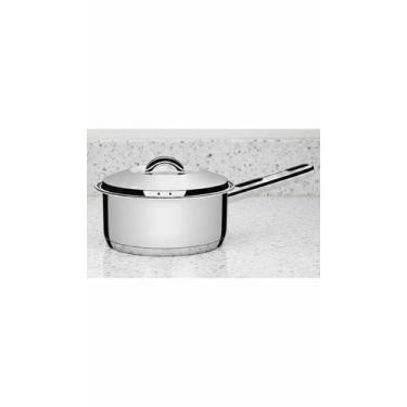 Imagem de Panela Aço Inox Fundo Triplo com Tampa 14cm 1,1L - Congratulations Sto