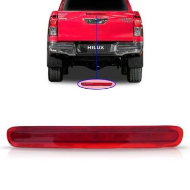 Imagem de Break Light Tampa Traseira Hilux 2016 a 2020 2023 Vermelho - PhD