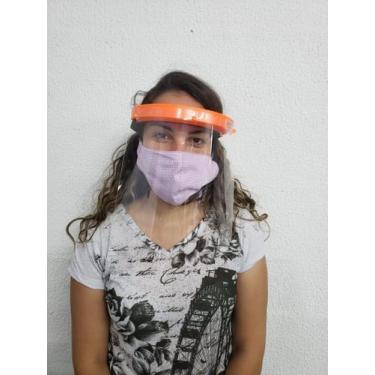 Imagem de Máscara Para Proteção Facial 10 Unidades - Resitank, Laranja