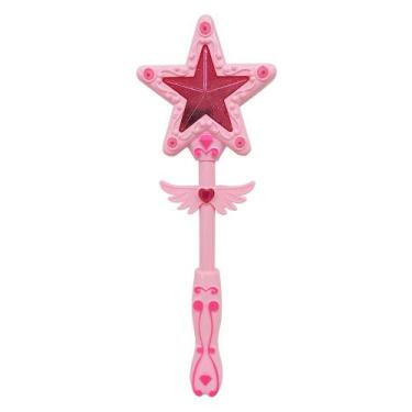Imagem de Varinha Divertida Estrela Com Luz E Música - Dm Toys -, Rosa