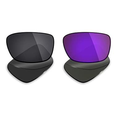 Imagem de 2 pares de lentes polarizadas de substituição da Mryok para óculos de sol Oakley Drop Point – Opções