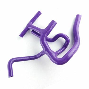 Imagem de LUXERAD Mangueira de radiador de silicone de desempenho de 3 camadas 4,5 mm para AUSTIN/ROVER MINI COOPER S MPI 1275/1.3L 1997-2001 (Roxa)