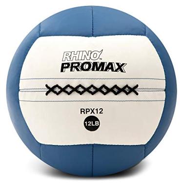 Imagem de Champion Sports RPX12 Bolas Rhino Promax Slam, 5,4 kg, capa macia com aderência antiderrapante, bola de exercício para parede de medicamentos para musculação, plyometria, cross training e fitness em casa