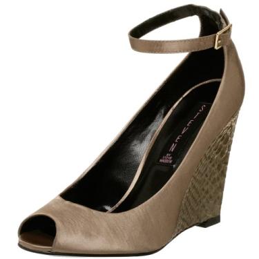 Imagem de STEVEN by Steve Madden Sapato plataforma feminino Belah, Champanhe, 13