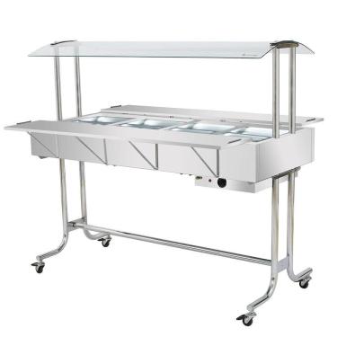 Imagem de Estufa de Aquecimento Master Com 8 Cubas 1/2 Venâncio Inox EA8M