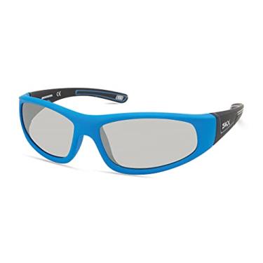 Imagem de Skechers Boys' SEA9082 Rectangular Sunglasses, Matte Blue, 53mm