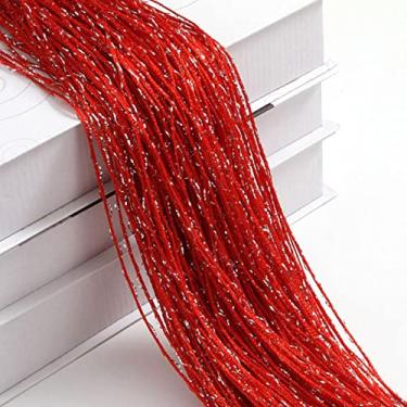 Imagem de 1x2m borla brilhante linha prata corda cortina divisor de sala de estar casamento faça você mesmo decoração de casa, cor 10,1x2m