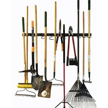 Imagem de Adjustable Storage System 120cm , Wall Holders for Tools, Wall Mount Tool Organiser, Garage Organiser, Garden Tool Organiser, Garage Storage