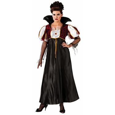 Imagem de Rubie's Costume Co. Fantasia feminina de vampira real plus size, Conforme mostrado., One Size