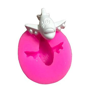 Imagem de Tiny Formato de silicone em forma de avião, Chocolate Gum Pasta de Açúcar Molde de Bolo Cupcake Topper Decoração Ferramenta Artesanato Polímero Argila Resina Cera Derretido Molde