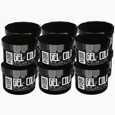 Imagem de Gel Cola Black Big Barber 300G Pigmentado Caixa Com 12 Unidades