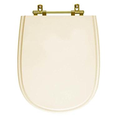 Imagem de Tampa De Vaso Paris Bone Com Ferragem Dourada Para Ideal Std