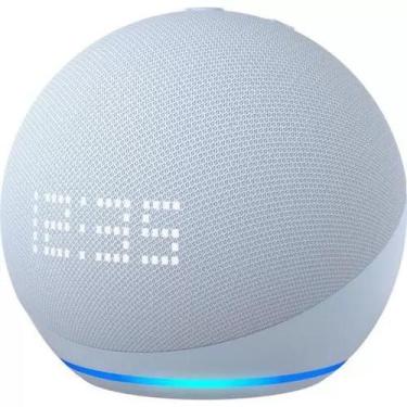 Imagem de Echo Dot (5ª Geração) Com Relógio E Alexa - Smart Speaker Azul - Amazo