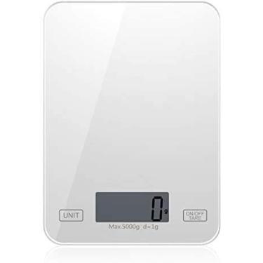 Imagem de balança de alimentos balanças de cozinha digitais, balança de cozinha eletrônica de 5 kg com display LCD balança eletrônica doméstica