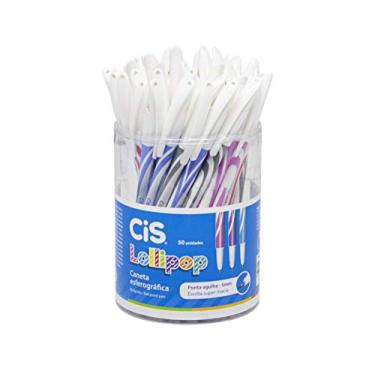 Imagem de Caneta Esferográfica Lollipop 0.5mm, CIS, 68.0000, Pote c/50 unidades sortidas