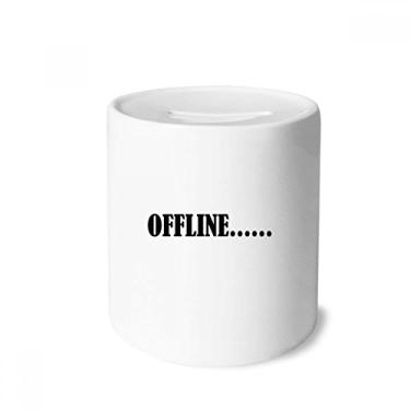 Imagem de DIYthinker Elegante caixa de dinheiro off-line caixa de cerâmica porta-moedas presente de cofrinho