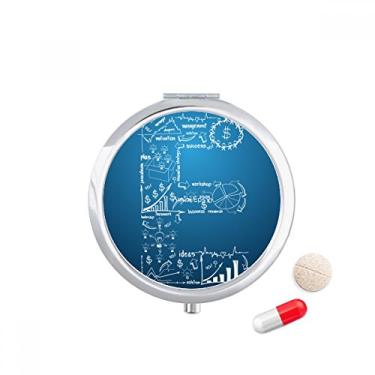 Imagem de Simple Work Brainstorm Data Curve Ilustration Pill Case Pocket Medicine Storage Box Dispenser Recipiente