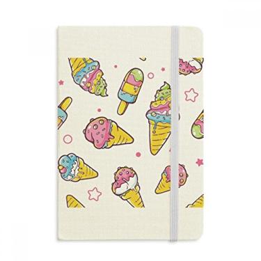 Imagem de Caderno de sorvete Star Pink Sugar Popsicle oficial de tecido rígido diário clássico