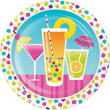 Imagem de Creative Converting Pratos de Sobremesa, multicoloridos