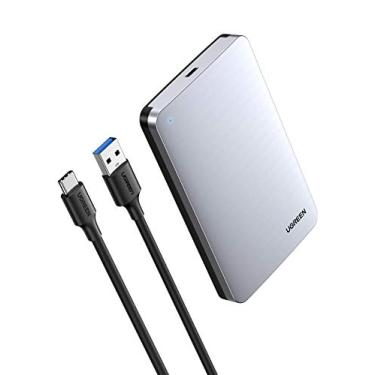 Imagem de UGREEN Gabinete de disco rígido para SSD SATA de 2,5 polegadas HDD Alumínio USB C para SATA Adaptador USB 3.1 Geração 2 Suporte UASP SATA III Compatível com WD Seagate Toshiba Samsung