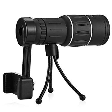 Imagem de Telescópio monocular, monóculo 16X52 HD com suporte para smartphone e tripé, o mais novo monóculo à prova d'água, para observação de pássaros, caminhadas, concertos e viagens