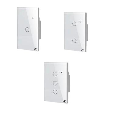 Imagem de Kit Interruptores Inteligentes Wi-fi Automação Residencial