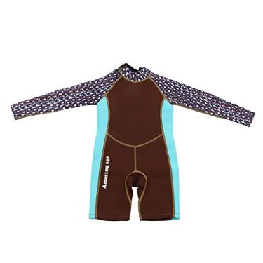 Imagem de Roupa de Mergulho Infantil, Roupa de Mergulho Térmica Infantil Leve para Meninas (Tamanho 12)