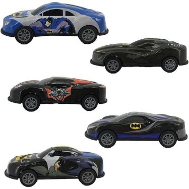 Imagem de Kit Mini Carrinhos Batman Com 5 Unidades - Candide