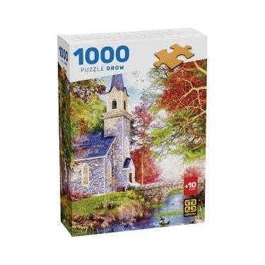 Imagem de Puzzle 1000 peças Igreja na Floresta