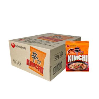 Imagem de Caixa de Lamen Coreano kimchi Ramyun Picante com 20 pacotes