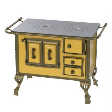 Imagem de Fogao a Lenha Venax n 1 Colonial Amarelo