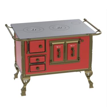 Imagem de Fogao a Lenha Venax n 2 Colonial Vermelho