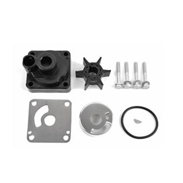 Imagem de MARKGOO 6L2-W0078-00-00 Kit De Reparo Do Impulsor Da Bomba D'Água Com Caixa Para Motor De Popa Yamaha 2 Tempos 25 20 HP Motor De Barco Reconstrução Serviço De Peças De Reposição 6L2W00780000 Preto