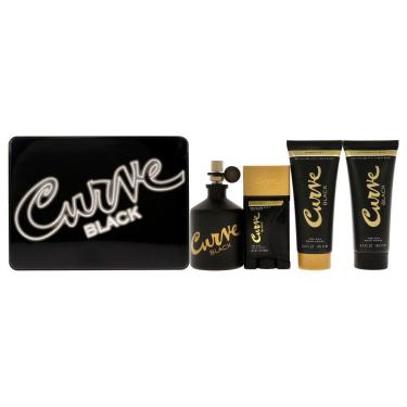 Imagem de Conjunto de perfume de presente Liz Claiborne Curve Black para homens 125 ml