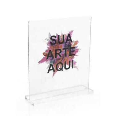 Imagem de Troféu em Acrilico Personalizado 10x15cm (Cristal)