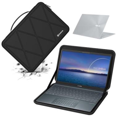 Imagem de Capa protetora rígida Smatree EVA compatível com ASUS Zenbook 13 OLED de 13,3 polegadas (UX325), para Lenovo Yoga Slim 9i Copilot+PC de 14 polegadas, bolsa à prova d'água e anti-impactos (X8022)