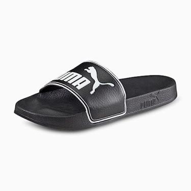 Imagem de PUMA Sapatos unissex para praia e piscina, Preto (preto e branco), 7