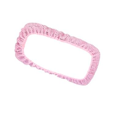 Imagem de Motoforti Capa decorativa universal para espelho retrovisor de strass de cristal sintético, rosa, 1 peça