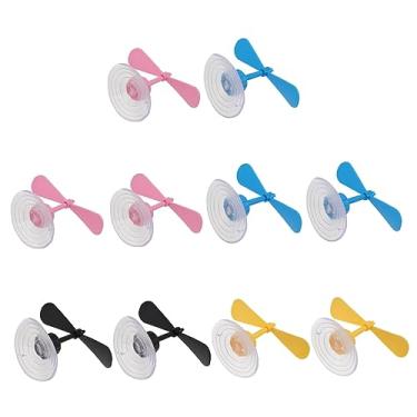 Imagem de SUPVOX 10 peças de capacete, ventosa, hélice, capacete, motocicleta, , libélula, capacete, decalque de brinquedo para crianças, criativo para decoração de capacete de motocicleta para girar