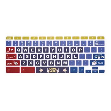 Imagem de HRH Capa de teclado para Samsung Chromebook 4 3 XE310XBA XE500C13 XE501C13 29.5 cm/Chromebook 4 39.6 cm XE350XBA/Chromebook 2 XE500C12/Chromebook Plus V2 2-em-1 XE520QAB XE521QAB 80 cm. Boa sorte