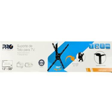Imagem de Suporte Teto Articulado c/ mov. de 360 graus TvS, LCD e LED 13" a 55" 