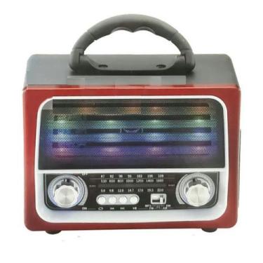 Imagem de Rádio Am Fm Bluetooth Usb Retro Lelong Le-643 Recarregável