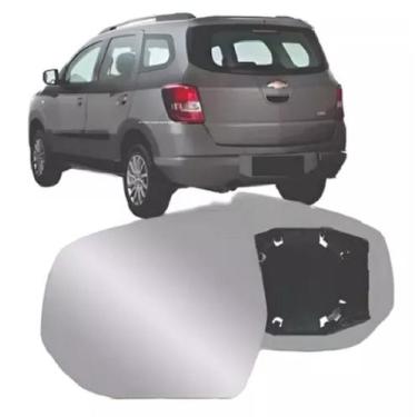 Imagem de Lente base retrovisor spin 2013 a 2022 convexo lado esquerdo - TOP