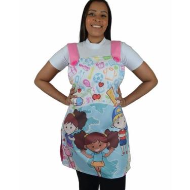 Imagem de Avental Para Professores e educação infantil - Aquarela Uniformes, Ros